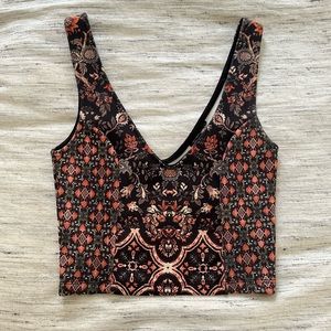 Topshop cropped tank top
